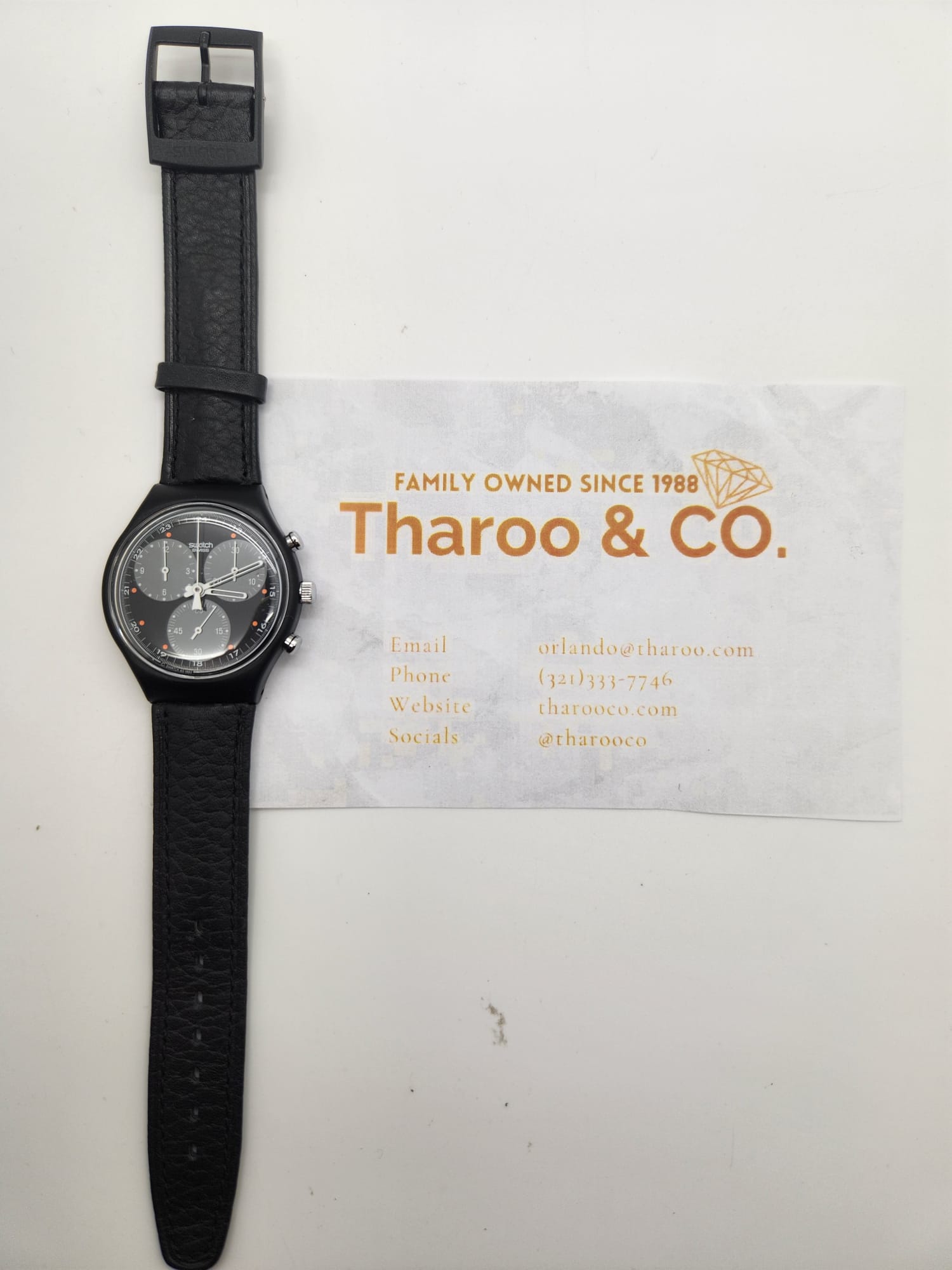 Swatch Chrono SCB106 WALL STREET – Vintage Swatch Chronograph, NOS, Rare!
